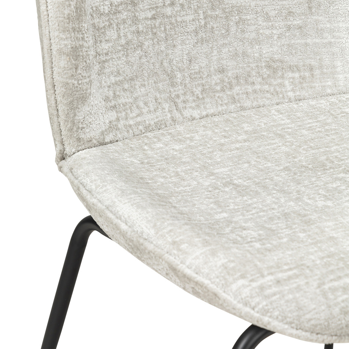 Amalfi Dining Chair in Matte Black Frame