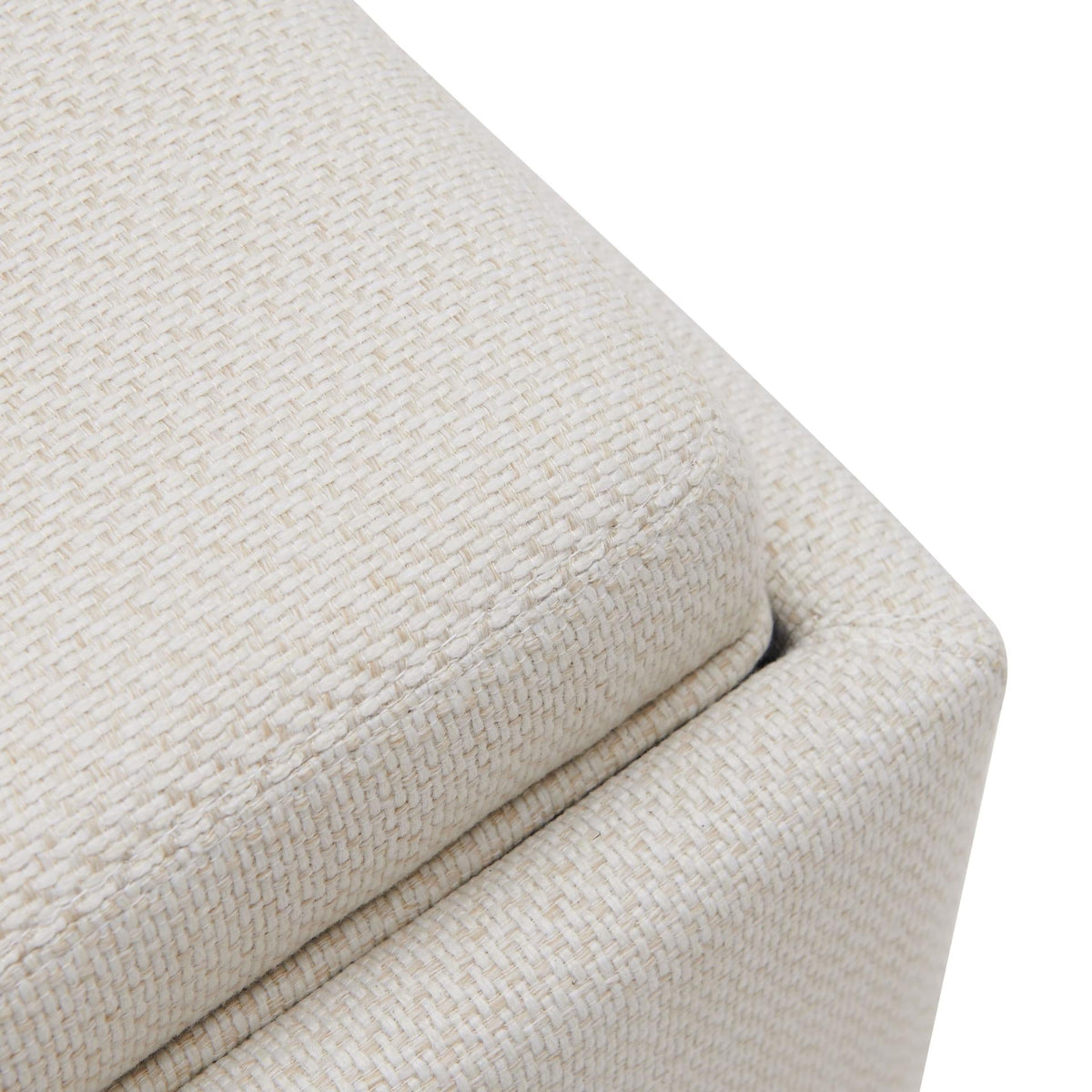 Modern Fabric Storage Footstool Ottoman with Serving Tray