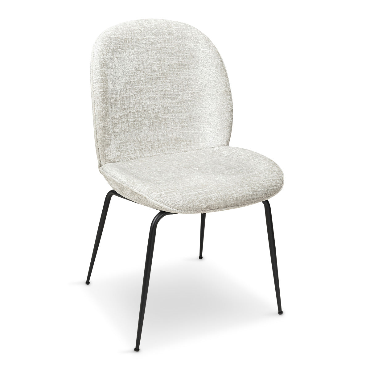 Amalfi Dining Chair in Matte Black Frame