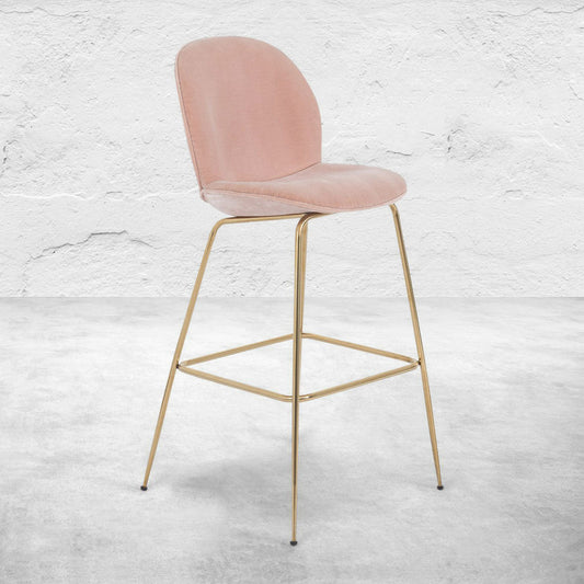 Amalfi Bar and Counter Stool in Velvet