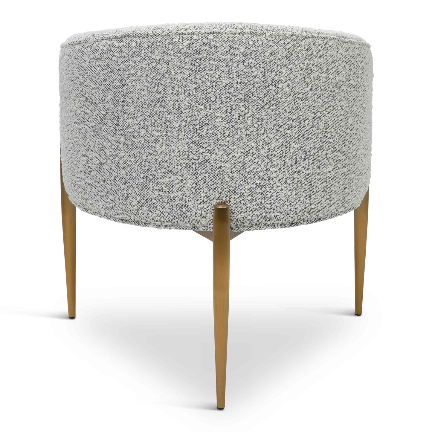 Art Deco Dining Chair in Boucle