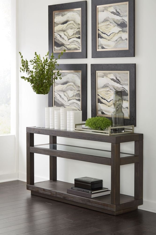 Oxford 54" Solid Wood Console & Sofa Table Modern Farmhouse Design